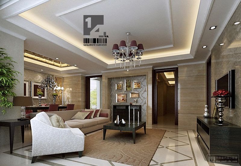 Classic Contemporary Living Room New Modern Chinese Interior Design