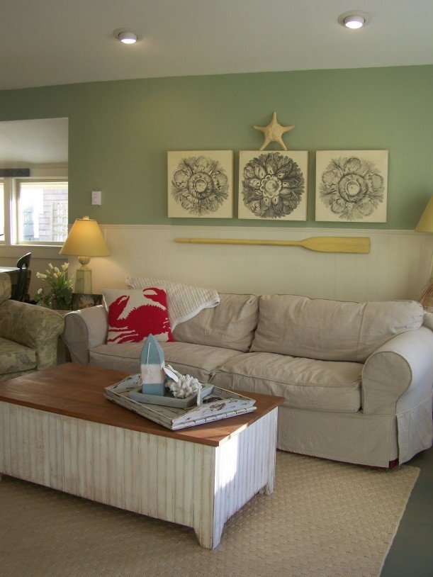 Coastal Comfortable Living Room Awesome Coastal Nest A Charming Beach Cottage Remodel Hooked On Houses