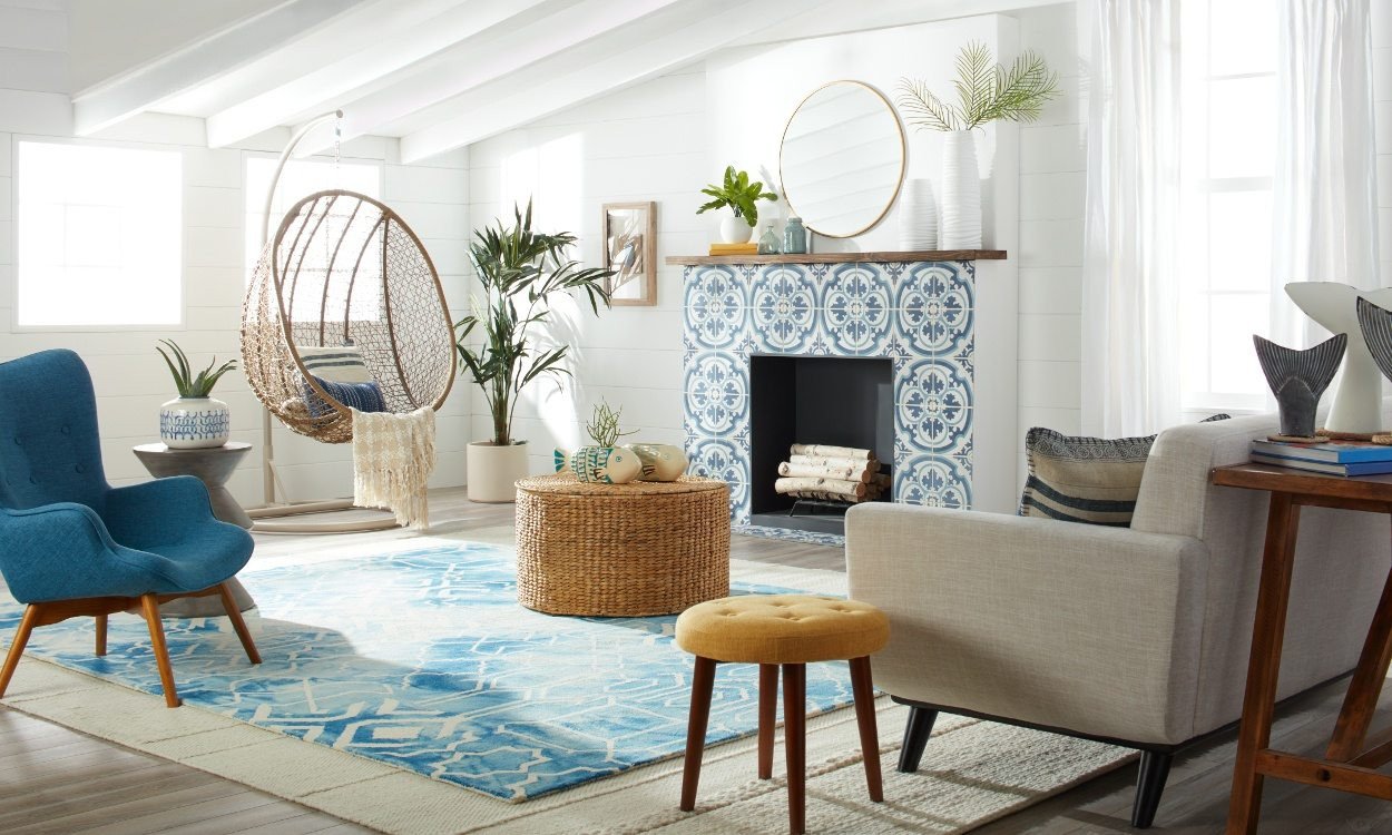 Coastal Contemporary Living Room Inspirational Fresh &amp; Modern Beach House Decorating Ideas Overstock