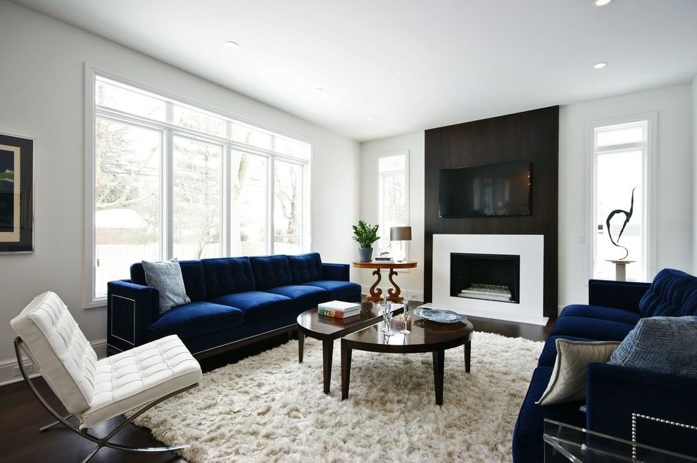 Comfortable Contemporary Living Room Beautiful fortable Sleeper sofa Living Room Contemporary with Blue area Rugs • Irastar