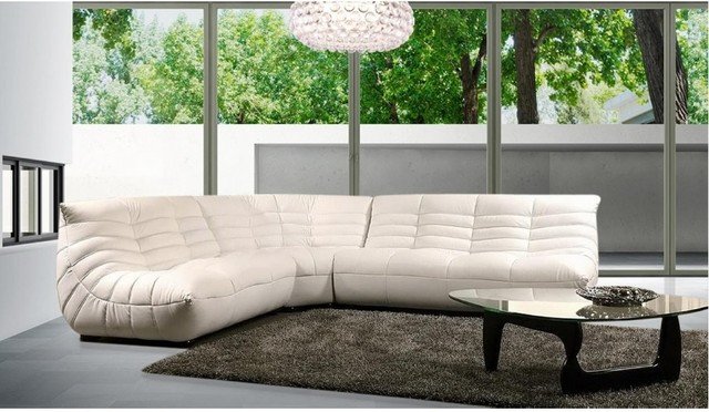 Comfortable Contemporary Living Room Unique Modern fortable Leather Sectional sofa Modern Living Room Los Angeles by Eurolux