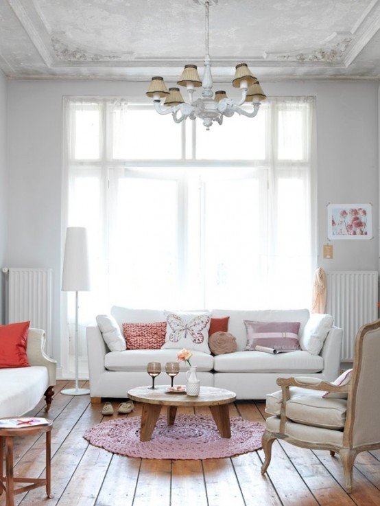 Comfortable Feminine Living Room Awesome 2013 Stylish and Feminine Living Rooms Decorating Ideas