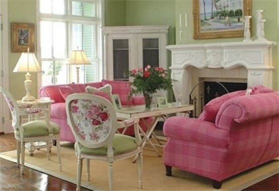 Comfortable Feminine Living Room Elegant Modern Furniture 2013 Stylish and Feminine Living Rooms Decorating Ideas