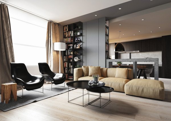 Comfortable Living Room Apartment Lovely Crisp fortable Apartment Designs