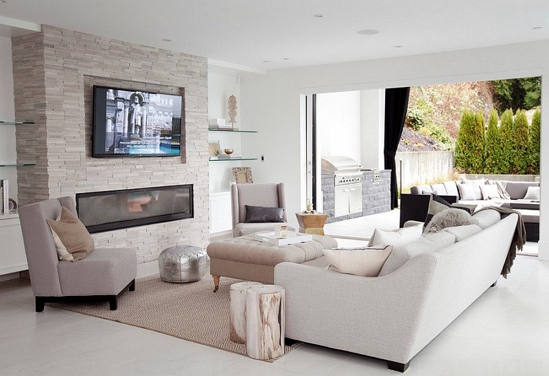 Comfortable Living Room Fireplace Best Of Tv Fireplace Design Ideas