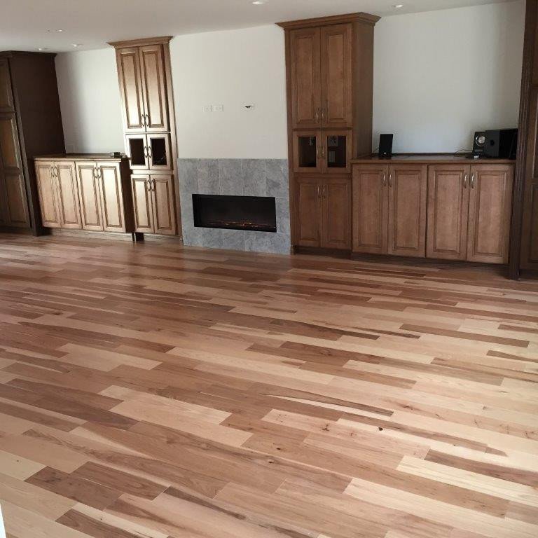 Comfortable Living Room Hickory Floor Awesome Hardwood Floors Gallery Slaughterbeck Floors Inc