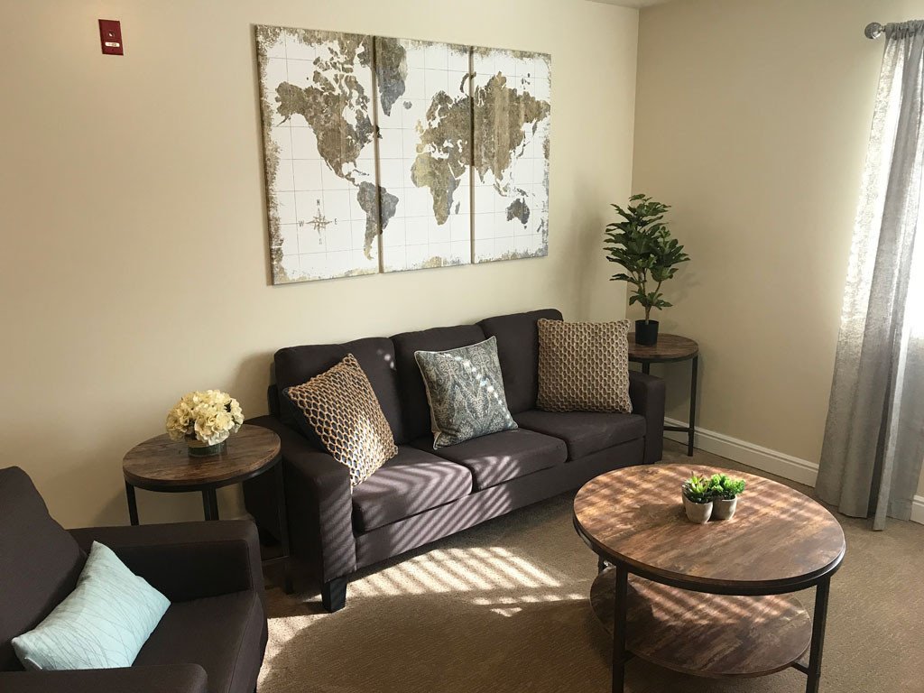 Comfortable Living Room Kitchen New Pacifica Senior Living Millcreek