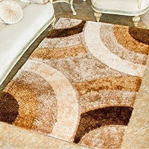 Comfortable Living Room Rugs Fresh Amazon Ustide High Pile Living Room Carpet Bight Color Geometric Pattern area Rug soft and