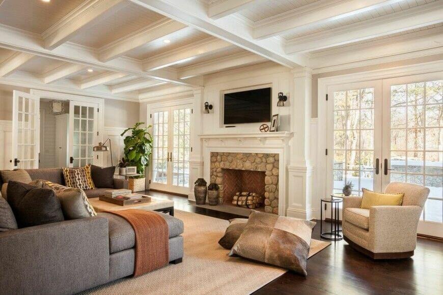 Comfortable Open Living Room Unique 49 Exuberant Of Tv S Mounted Gorgeous Fireplaces Great Images