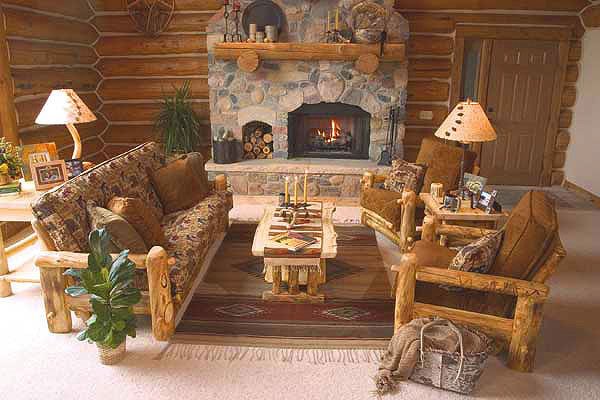 Comfortable Rustic Living Room Elegant Rustic Log Living Room Furniture Log Glider aspen Log Rockers