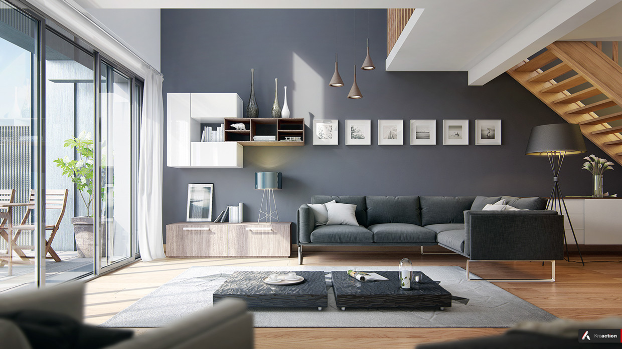 Contemporary Grey Living Room Lovely 25 Modern Living Rooms with Cool Clean Lines