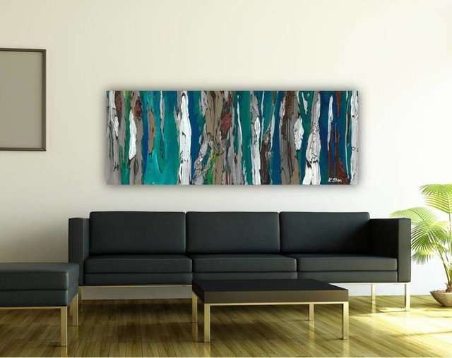 Contemporary Living Room Art Inspirational Contemporary Modern Artwork In Living Room Dining Room Entry Blue Dark Teal Contemporary