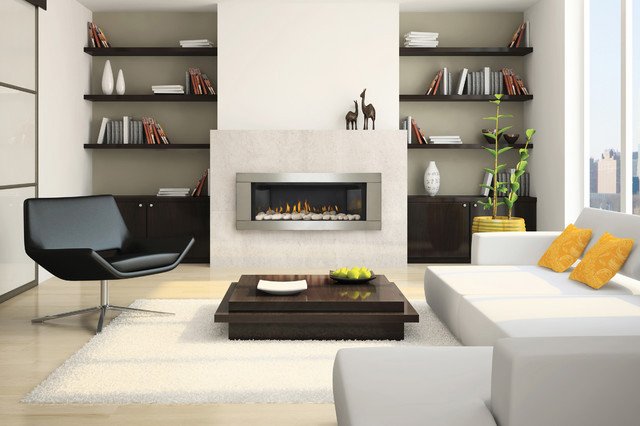 Contemporary Living Room Fireplace Best Of Contemporary Gas Fireplaces Contemporary Living Room Denver by Fireplace Warehouse Etc