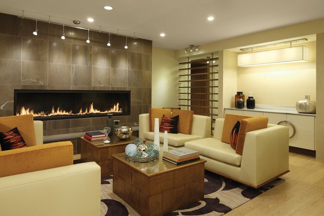 Contemporary Living Room Fireplace Elegant 7 Custom Gas Fireplace Contemporary Living Room Vancouver by Montigo Fireplaces