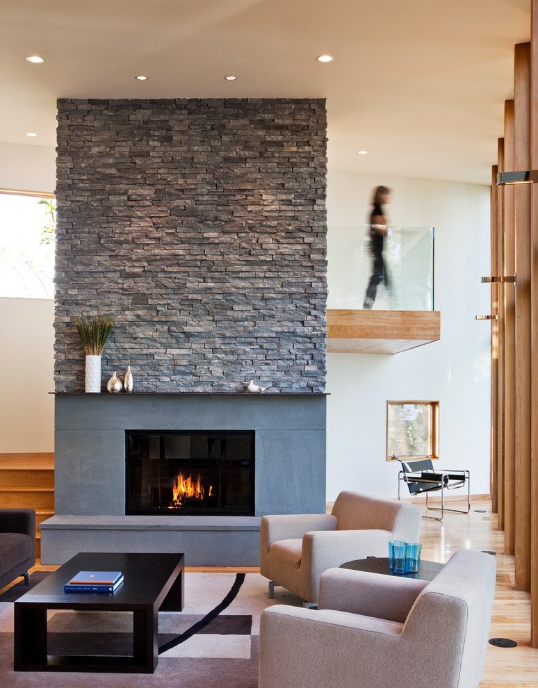 Contemporary Living Room Fireplace Inspirational attractive Stone Fireplace Ideas