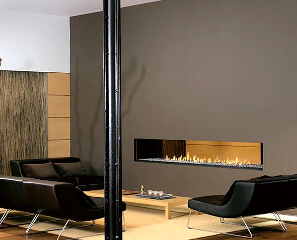 Contemporary Living Room Fireplace New Interior Design with Modern Contemporary Two Sided Fireplace