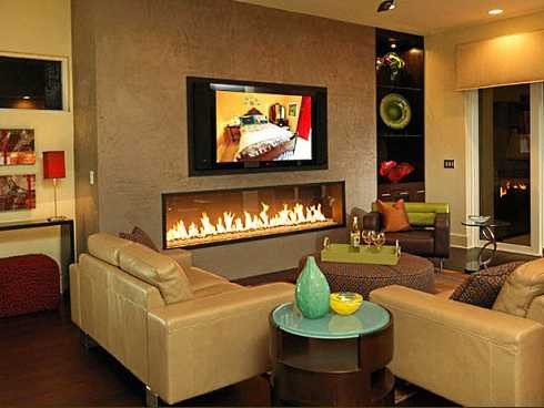 Contemporary Living Room Fireplace Unique Tv Over Fireplace Ideas An Overview Of Options