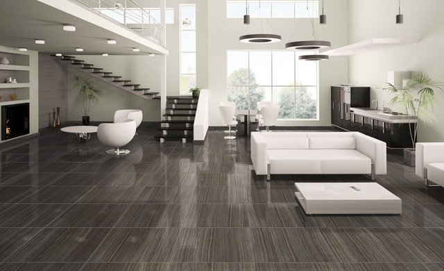 Contemporary Living Room Flooring Elegant Tile &amp; Natural Stone Products We Carry Modern Living Room Bridgeport by Floor Decor