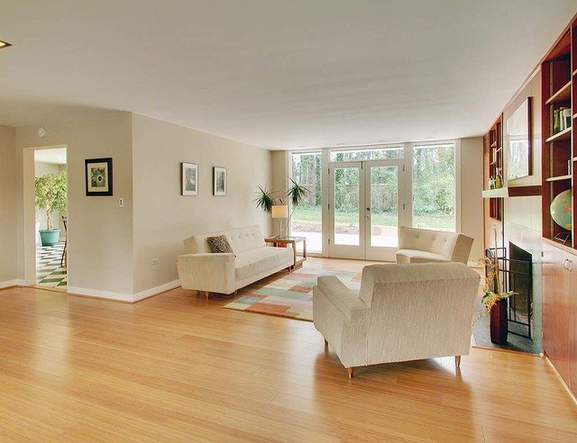 Contemporary Living Room Flooring Lovely Gallery Contemporary Living Room Dc Metro by Ambient Bamboo Floors