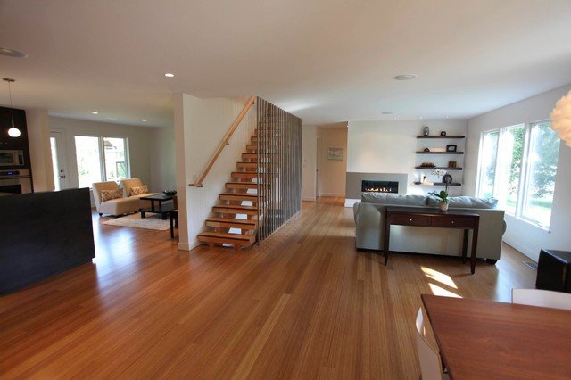 Contemporary Living Room Flooring Unique why Choose Sustainable Bamboo Flooring for Modern Livingroom Homescorner