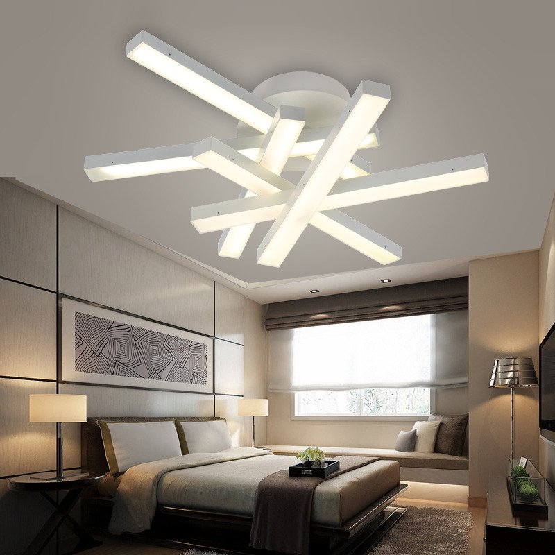 Contemporary Living Room Lights Beautiful Modern Led Ceiling Lamps Led Lamps White Light Warm Light Living Room Dining Room Ceiling Lamp