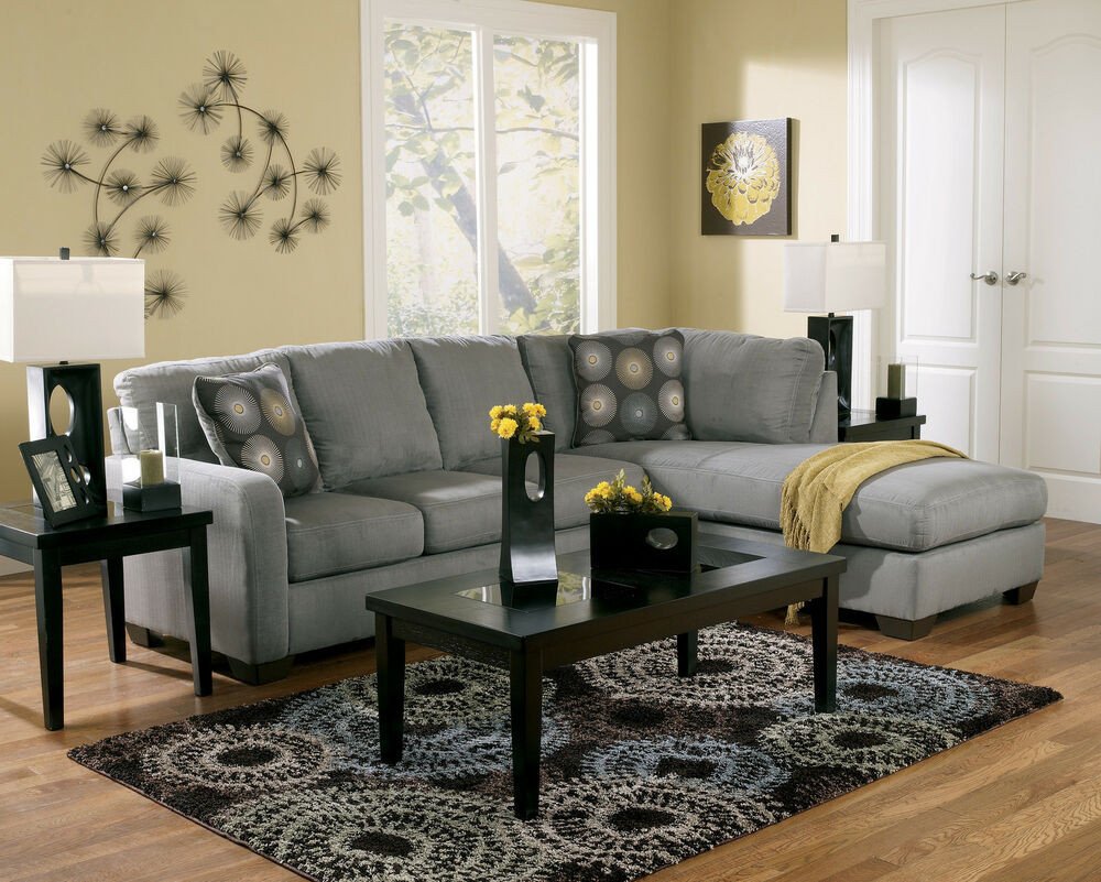 Contemporary Living Room sofas Lovely Contemporary Charcoal Sectional Modern Couch Living Room Furniture sofa W Chaise