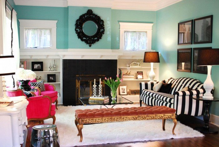 Contemporary Living Room Turquoise Best Of Eclectic Interior Design Style Ideas – Home and Decoration