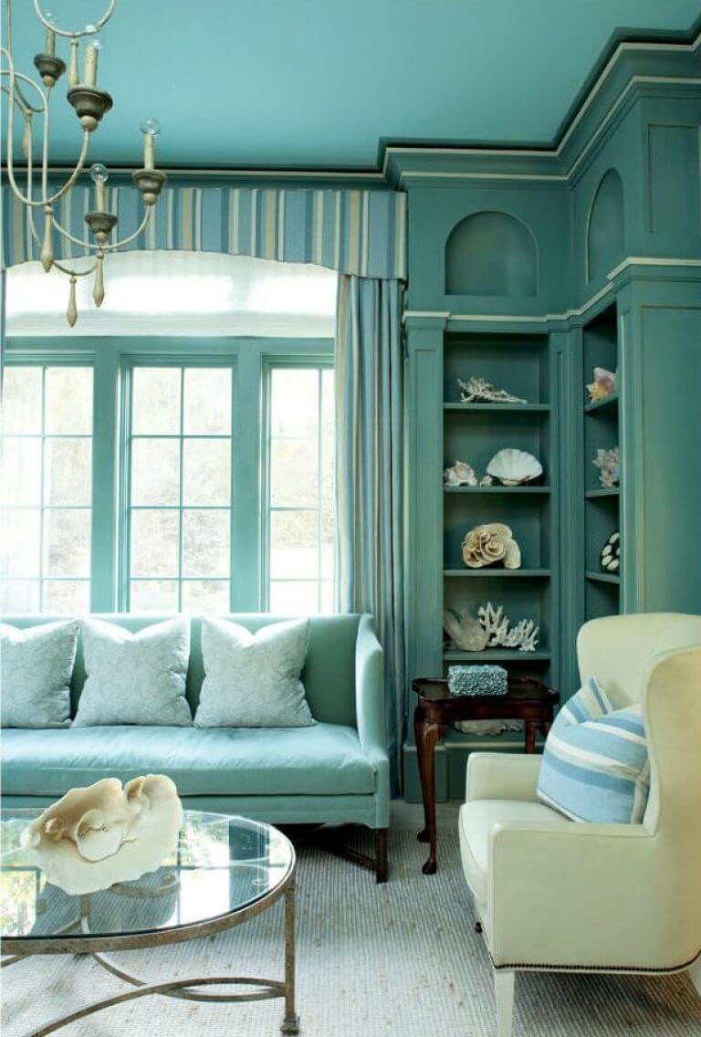 Contemporary Living Room Turquoise New 51 Stunning Turquoise Room Ideas to Freshen Up Your Home