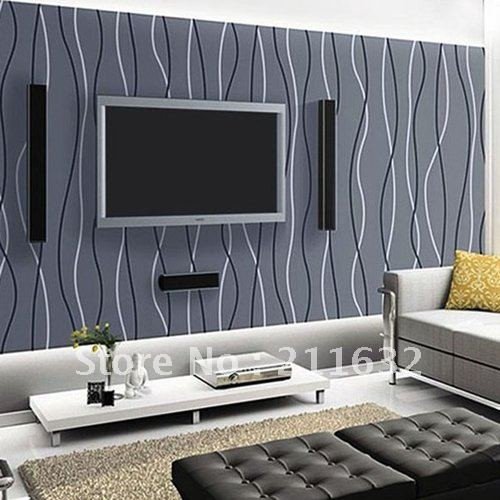 Contemporary Living Room Wallpaper Best Of Free Shipping Modern Striped Vinyl Living Room Tv Background Wallpaper wholesale &amp; Retail In