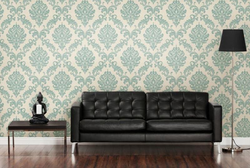 Contemporary Living Room Wallpaper Fresh 30 Elegant and Chic Living Rooms with Damask Wallpaper Rilane