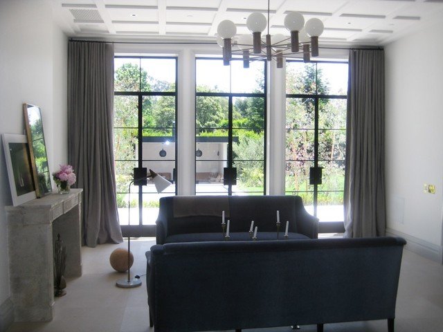 Contemporary Living Room Window Treatments Beautiful Window Treatments Modern Living Room Los Angeles by Draperies by Walter