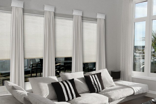 Contemporary Living Room Window Treatments Lovely Contemporary Cornice Window Treatments