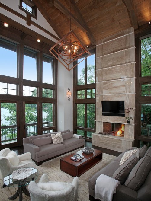 Contemporary Rustic Living Room Beautiful Modern Rustic