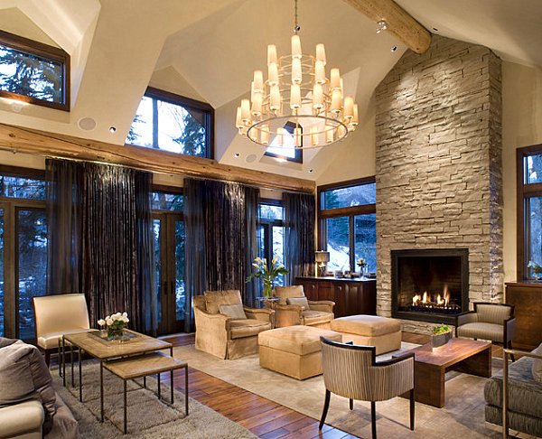 Contemporary Rustic Living Room Best Of Stone Fireplaces Add Warmth and Style to the Modern Home