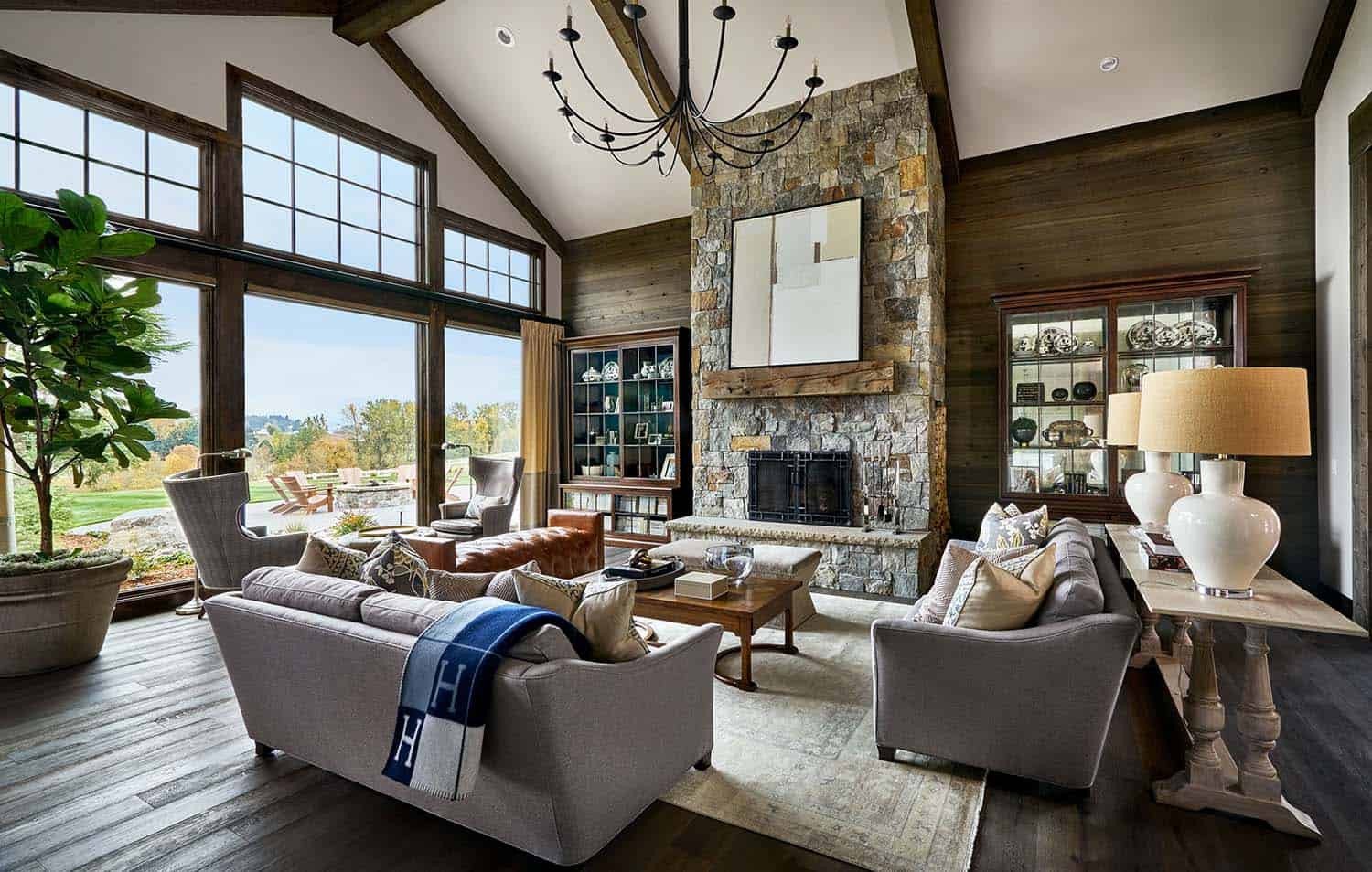 Contemporary Rustic Living Room Lovely Contemporary Rustic Farmhouse with Stunning Living Spaces In Rural oregon