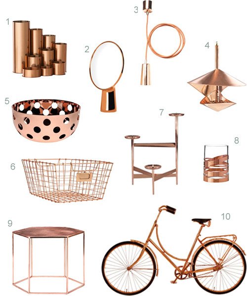 Copper Home Decor and Accessories Awesome Get the Look 40 Modern Copper Home Accessories Stylecarrot