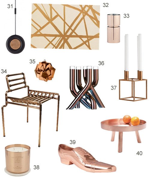 Copper Home Decor and Accessories Luxury Get the Look 40 Modern Copper Home Accessories Stylecarrot