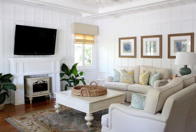 Cottage Traditional Living Room Inspirational Beach Cottage Traditional Living Room orange County by Squarefoot Interior Design