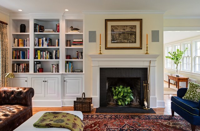 Cottage Traditional Living Room Inspirational Cottage Traditional Living Room New York by Crisp Architects