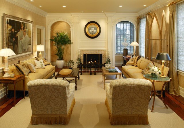 Country Traditional Living Room Luxury Country Estate I