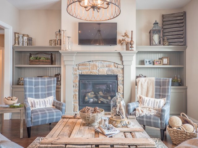 Cozy Traditional Living Room Luxury Cozy Cottage