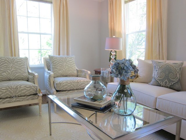 Cozy Traditional Living Room Unique Cozy Chic Fairlington Home