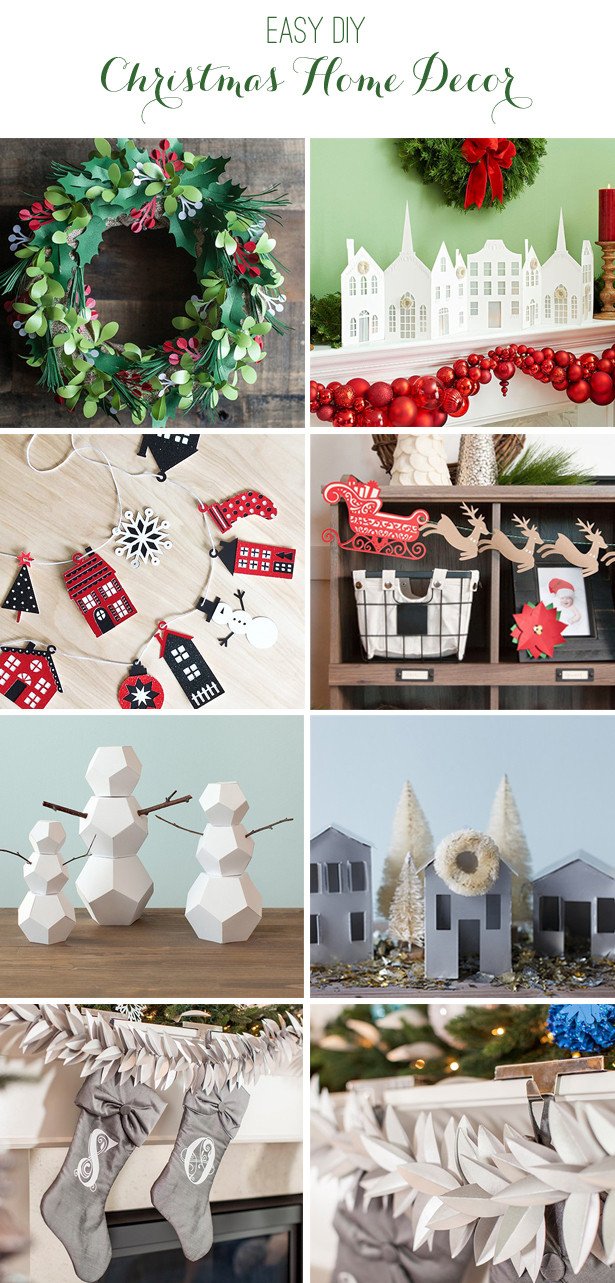 Craft Ideas for Home Decor Awesome 25 Handmade Christmas Craft Ideas with Cricut • the Celebration Shoppe