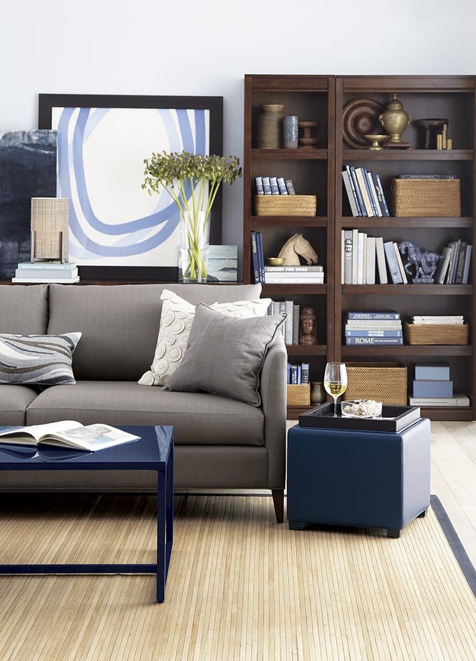 Crate and Barrel Home Decor Unique Bookcase Decorating Ideas