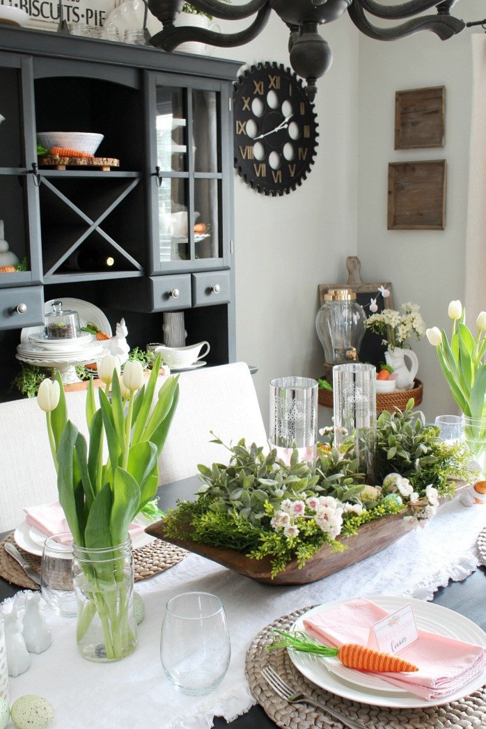 Decor for Dining Room Tables Lovely Spring Decorations for the Dining Room Clean and Scentsible