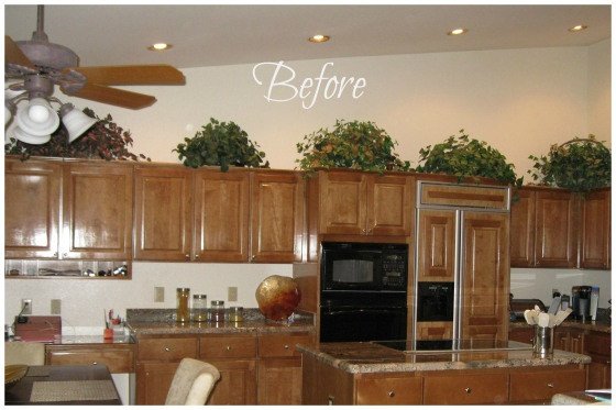 Decor Ideas Above Kitchen Cabinets New How to Decorate Above Kitchen Cabinets Painted by Kayla Payne