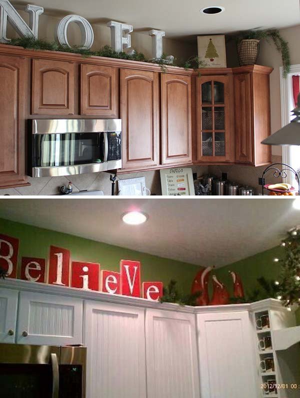 Decor Ideas Above Kitchen Cabinets Unique 20 Stylish and Bud Friendly Ways to Decorate Kitchen Cabinets