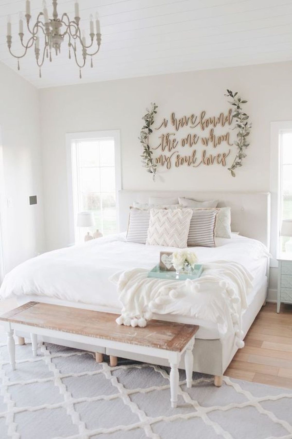 53 Best Farmhouse Wall Decor Ideas for bedroom Ideaboz