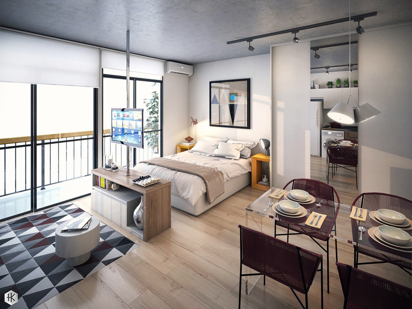 Decor Ideas for Studio Apartments Luxury 5 Small Studio Apartments with Beautiful Design