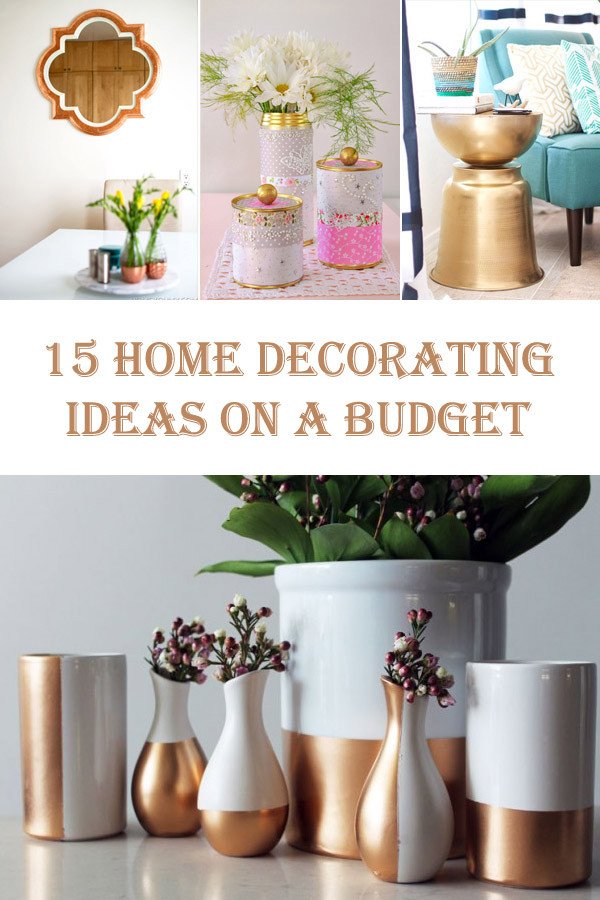 Decor Ideas On A Budget Awesome 15 Diy Home Decorating Ideas On A Bud – Diys to Do